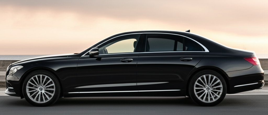 Black Executive Sedan